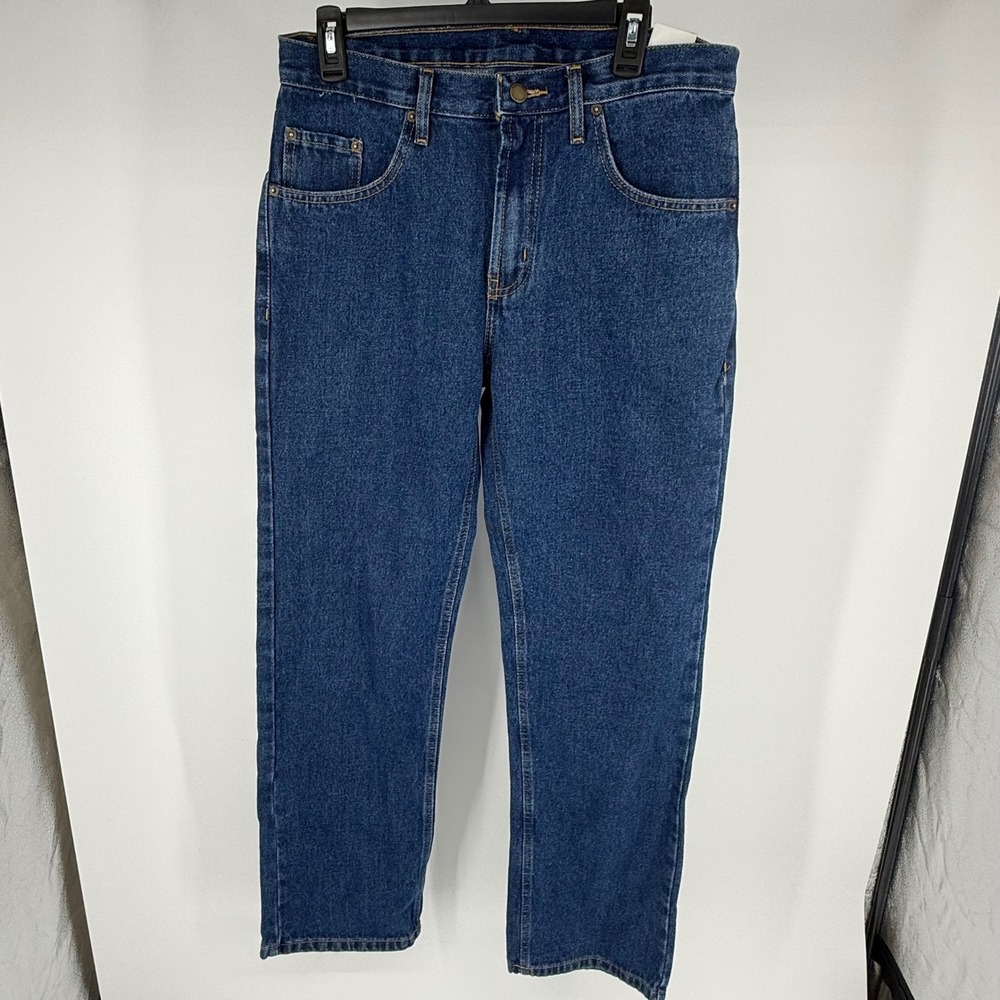 Rural King Mens Original Work Jeans 31x32 Dark Wash Regular Fit RK5POC3-MW NWT - Picture 4 of 6